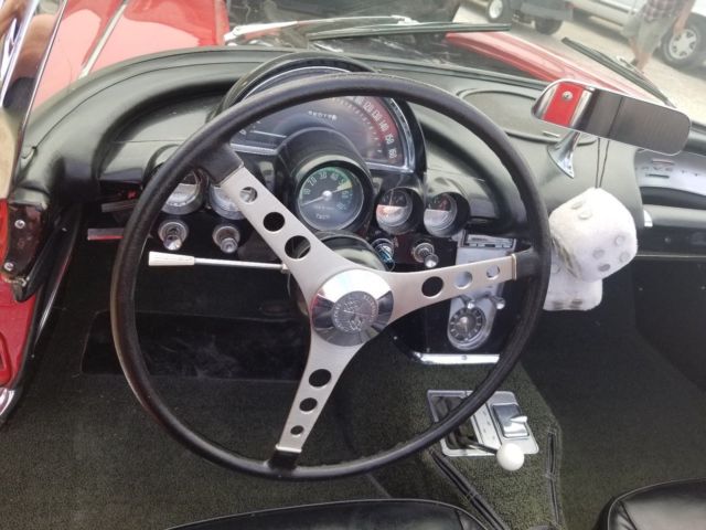 1961 Red Chevrolet Corvette Convertible