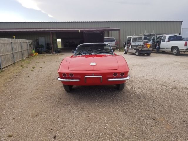 1961 Red Chevrolet Corvette Convertible