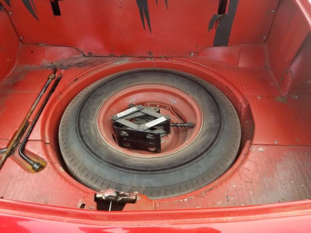 1961 Red Chevrolet Corvette Convertible