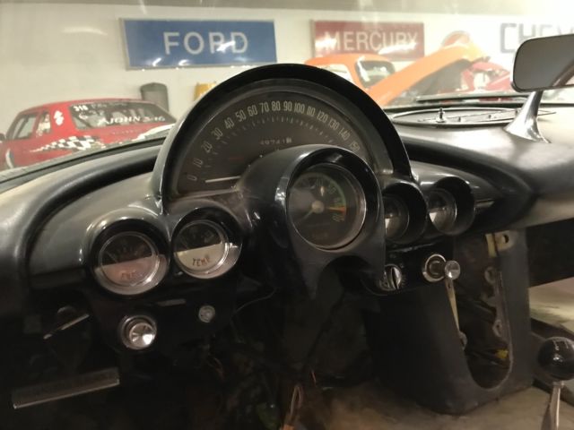 1961 Black Chevrolet Corvette Convertible