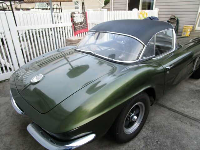 1961 Green Chevrolet Corvette Convertible