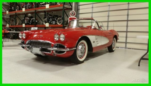 1961 Red Chevrolet Corvette Convertible