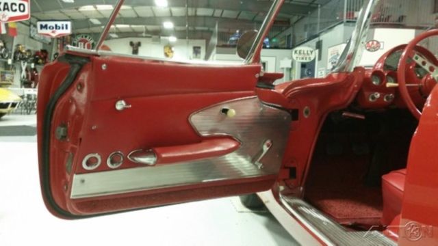 1961 Red Chevrolet Corvette Convertible