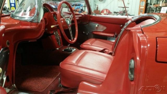1961 Red Chevrolet Corvette Convertible