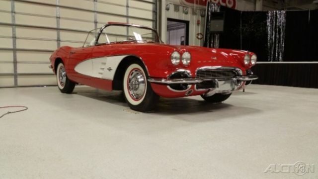 1961 Red Chevrolet Corvette Convertible