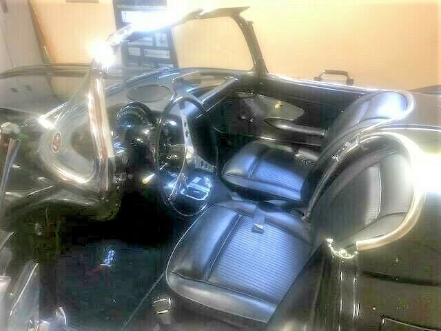 1961 Black Chevrolet Corvette Convertible