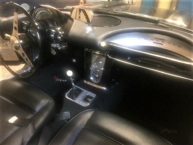 1961 Black Chevrolet Corvette Convertible