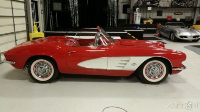 1961 Red Chevrolet Corvette Convertible