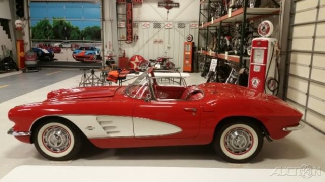 1961 Red Chevrolet Corvette Convertible