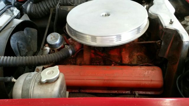 1961 Red an White Chevrolet Corvette