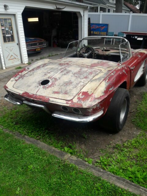1961 Red Chevrolet Corvette Convertible