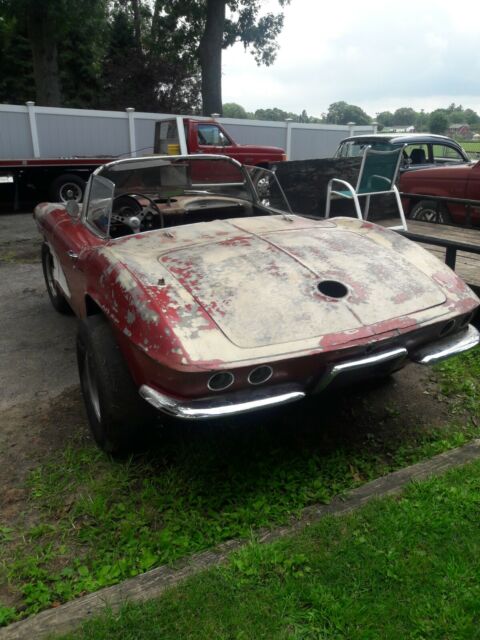 1961 Red Chevrolet Corvette Convertible