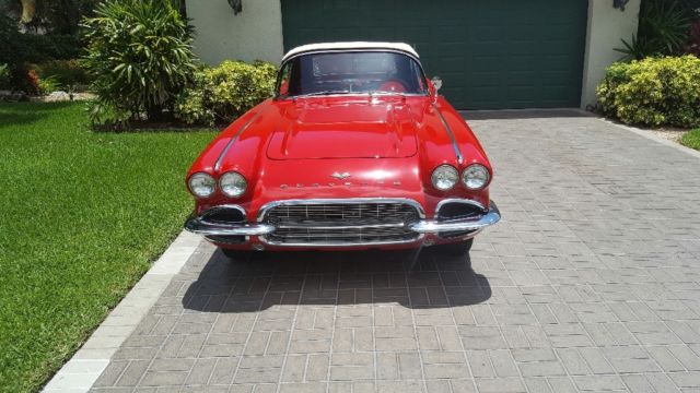1961 Red Chevrolet Corvette