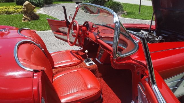 1961 Red Chevrolet Corvette