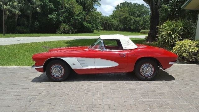 1961 Red Chevrolet Corvette