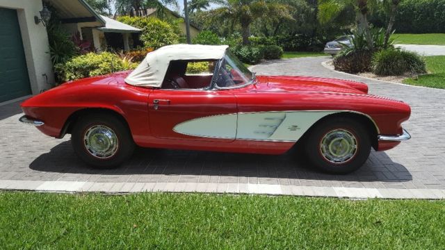 1961 Red Chevrolet Corvette