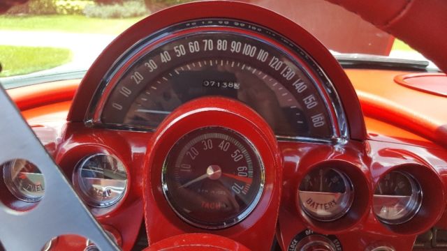 1961 Red Chevrolet Corvette