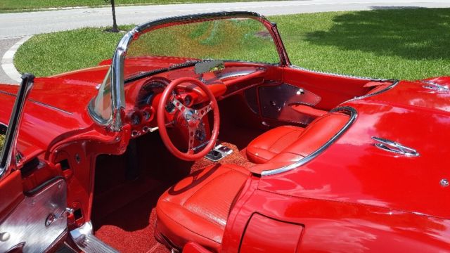 1961 Red Chevrolet Corvette