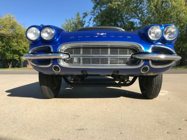 1961 Blue Chevrolet Corvette Convertible