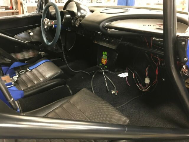 1961 Blue Chevrolet Corvette Convertible