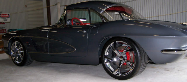 1961 Gray Chevrolet Corvette Convertible