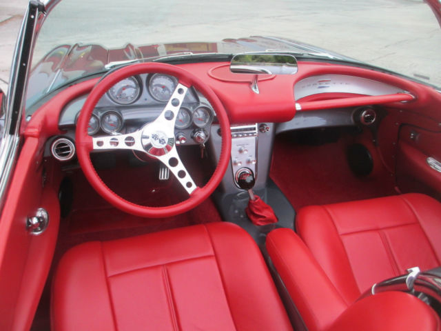 1961 Gray Chevrolet Corvette Convertible