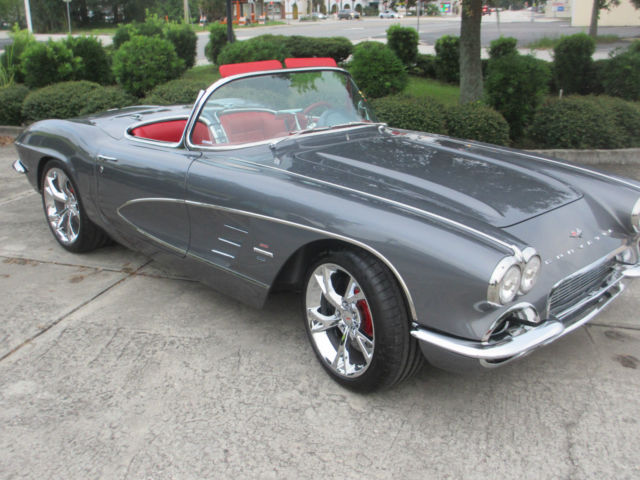 1961 Gray Chevrolet Corvette Convertible