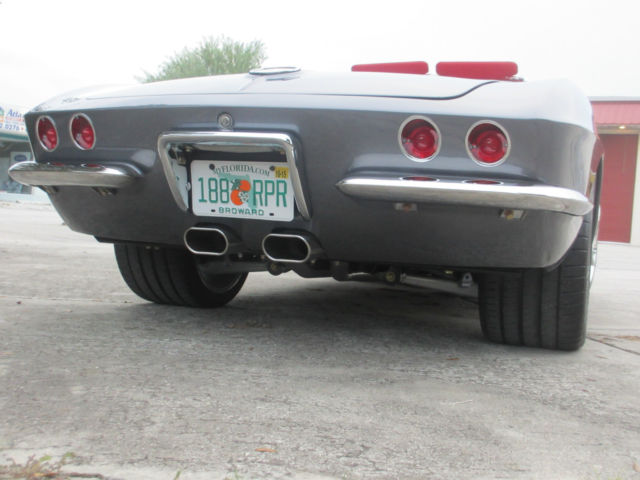 1961 Gray Chevrolet Corvette Convertible