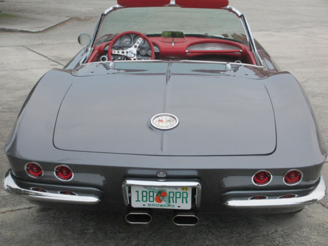 1961 Gray Chevrolet Corvette Convertible