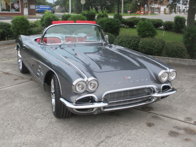 1961 Gray Chevrolet Corvette Convertible