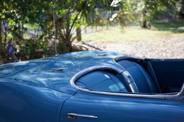 1961 Blue Chevrolet Corvette Convertible
