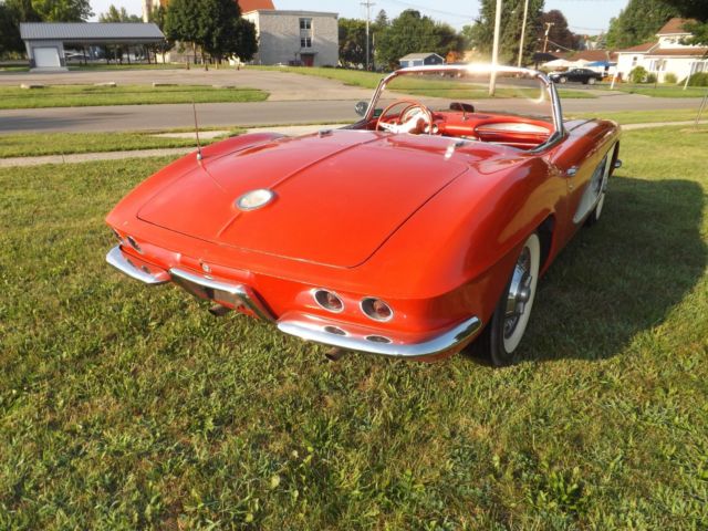1961 Red Chevrolet Corvette