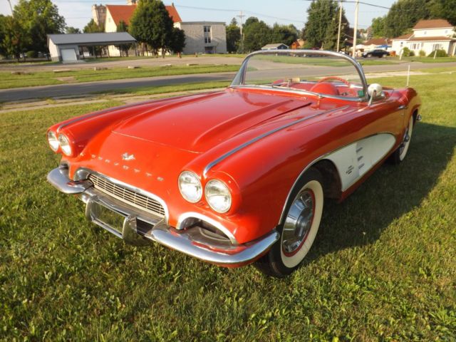 1961 Red Chevrolet Corvette