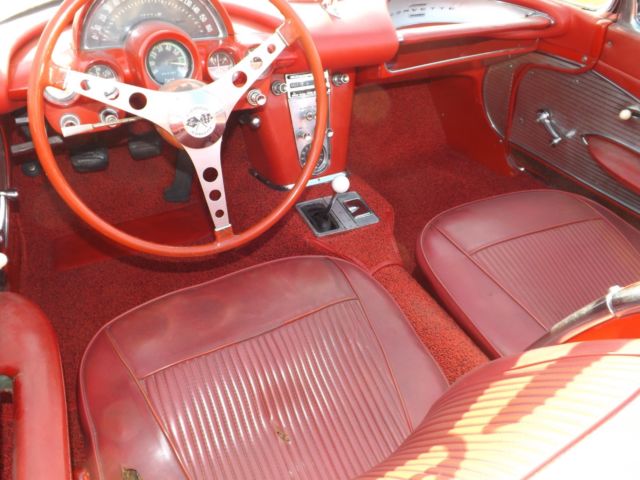1961 Red Chevrolet Corvette