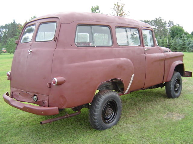 1961 Primer Dodge Power Wagon Suburban