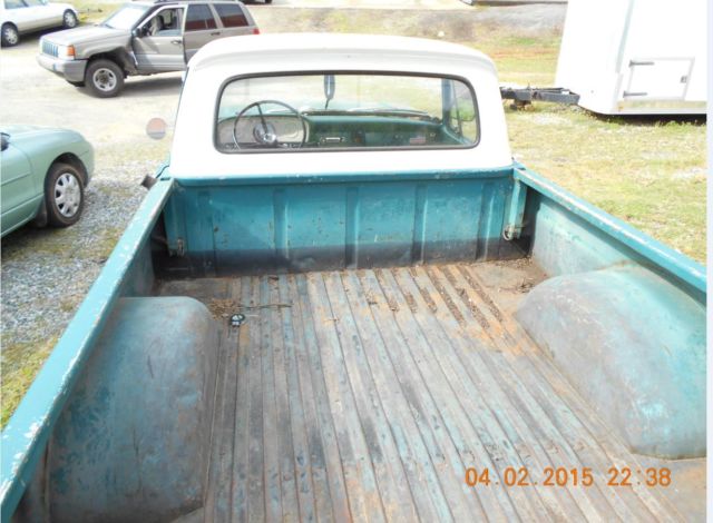 1961 Green Ford F-100 unibody