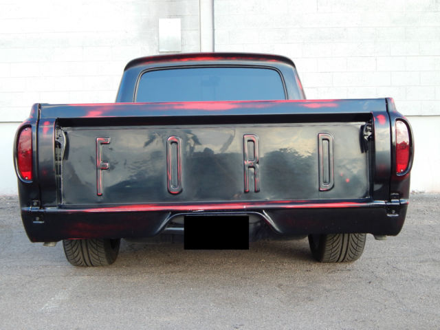 1961 BLACK/RED Ford F-100 PICKUP
