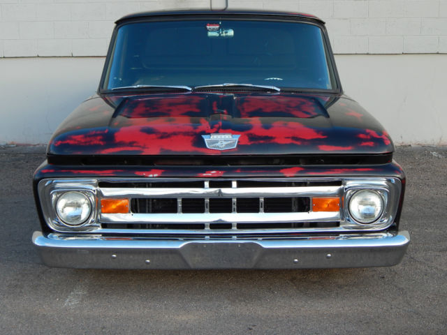 1961 BLACK/RED Ford F-100 PICKUP