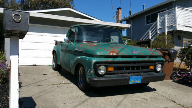 1961 Green Ford F-100 Standard Cab Pickup