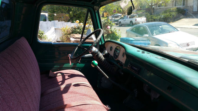 1961 Green Ford F-100 Standard Cab Pickup
