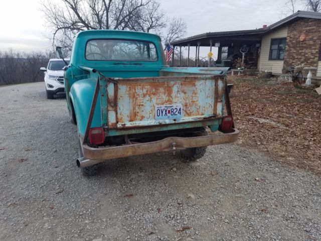 1961 Green Ford F-100 Standard Cab Pickup