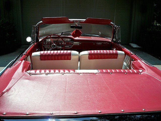 1961 Black Ford Galaxie Convertible