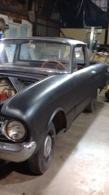 1961 Black Ford Galaxie Convertible