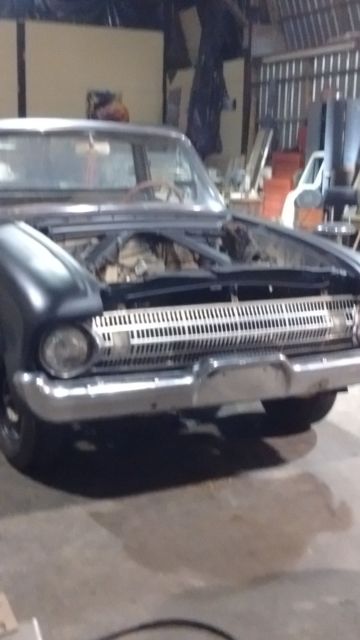 1961 Black Ford Galaxie Convertible
