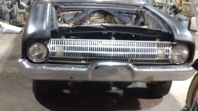 1961 Black Ford Galaxie Convertible