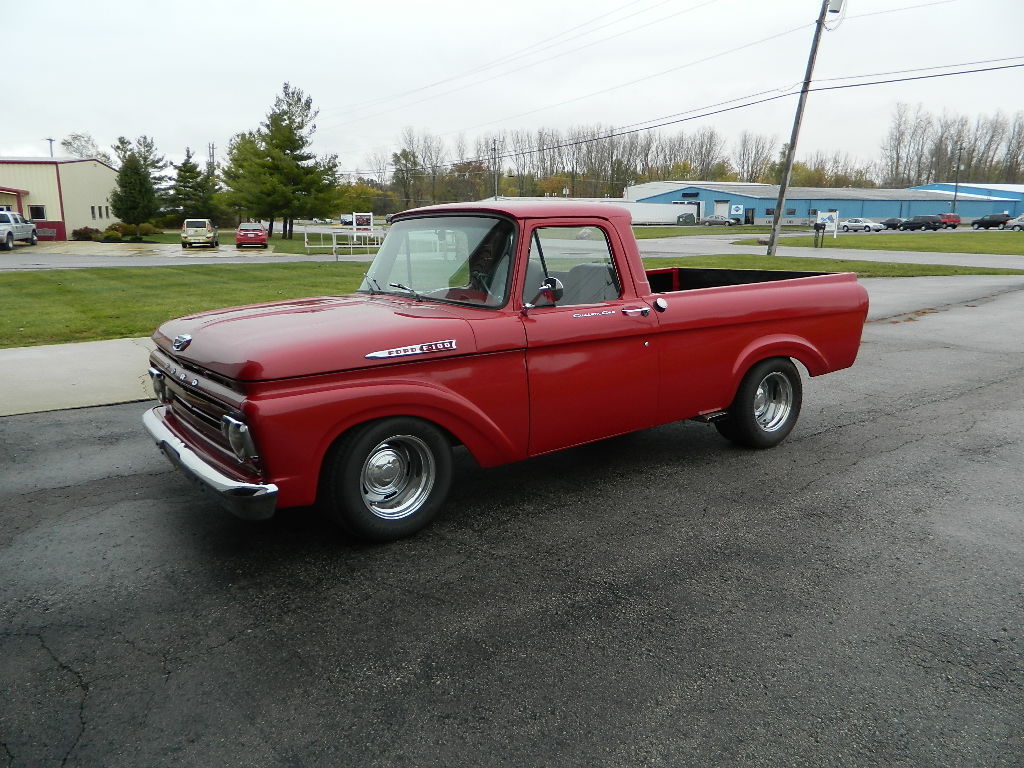 1961 Red Ford F-100