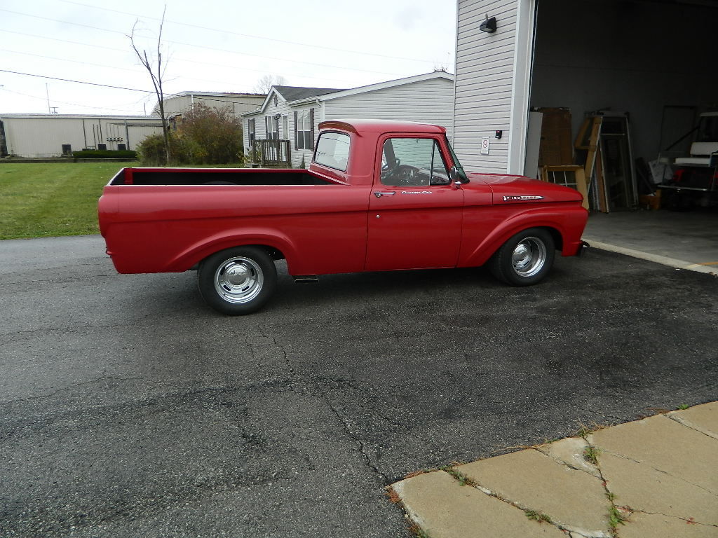1961 Red Ford F-100