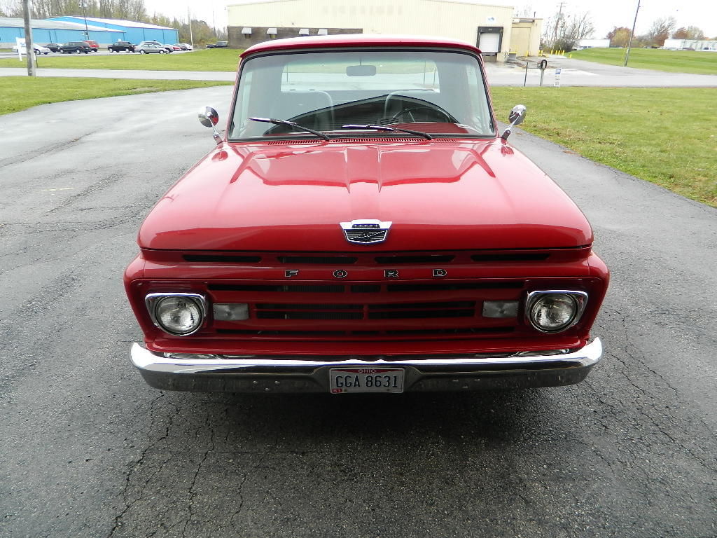 1961 Red Ford F-100
