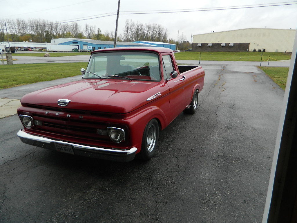 1961 Red Ford F-100