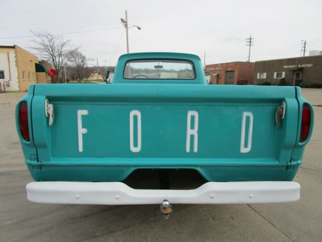 1961 Teal Ford F-100 Standard Cab Pickup